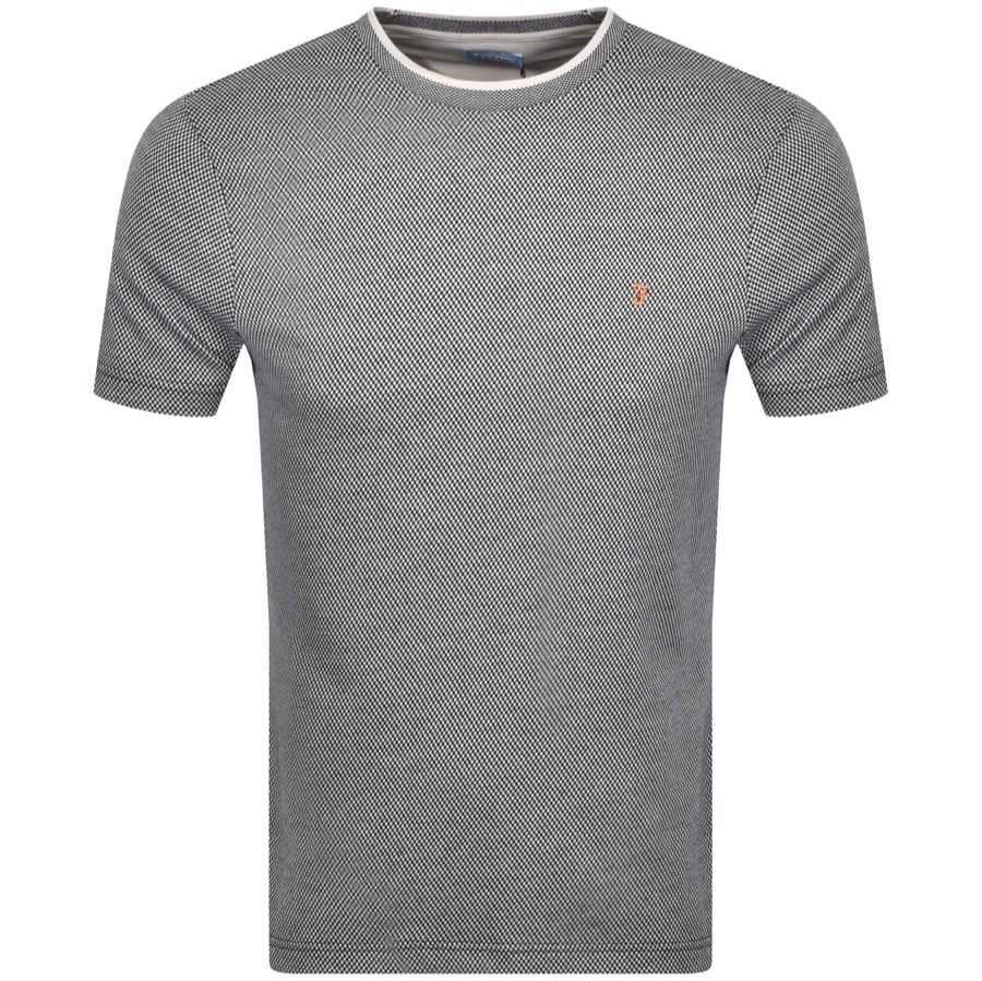 Alternative Image for ProductFarah Vintage Exhall Short Sleeved T Shirt Navy1